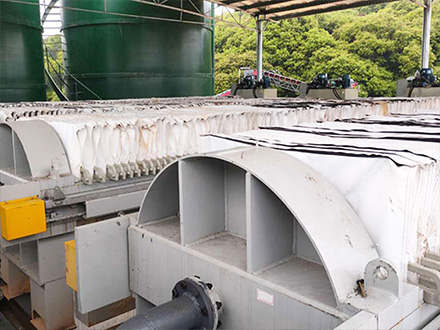 PP丙纶材质900B滤布压滤机应用